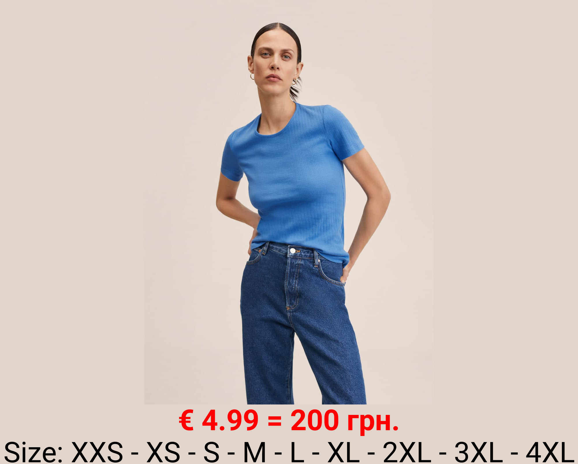 Camiseta 100% algodón 