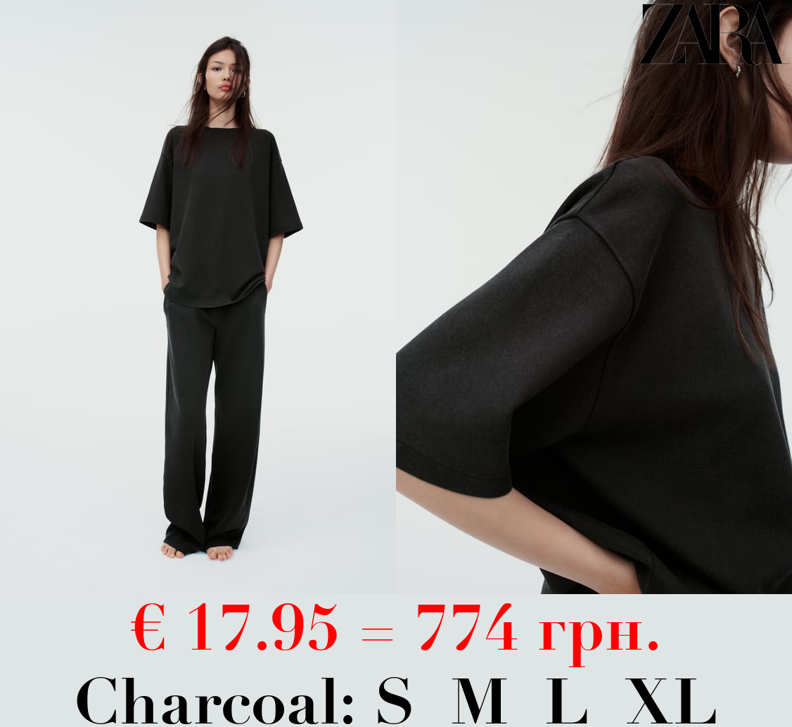 WASHED INTERLOCK T-SHIRT