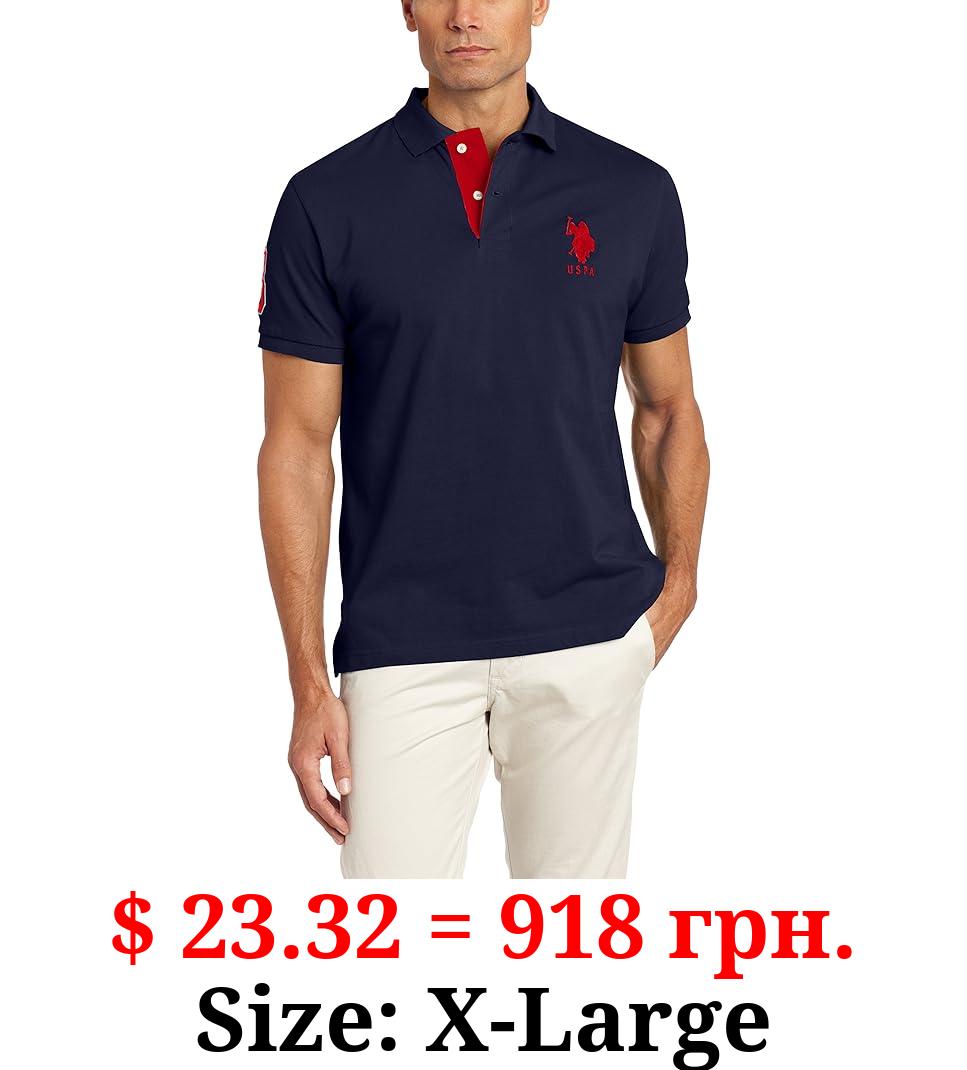 U.S. Polo Assn. Men's Short-Sleeve Polo Shirt with Applique