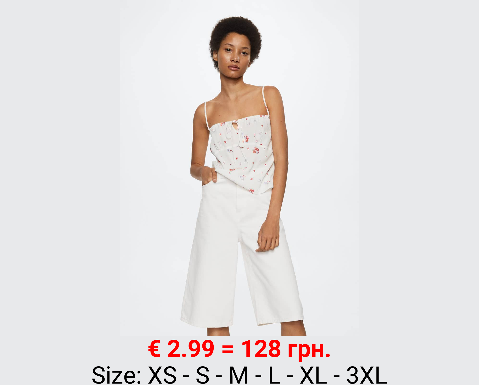 Top estampado floral