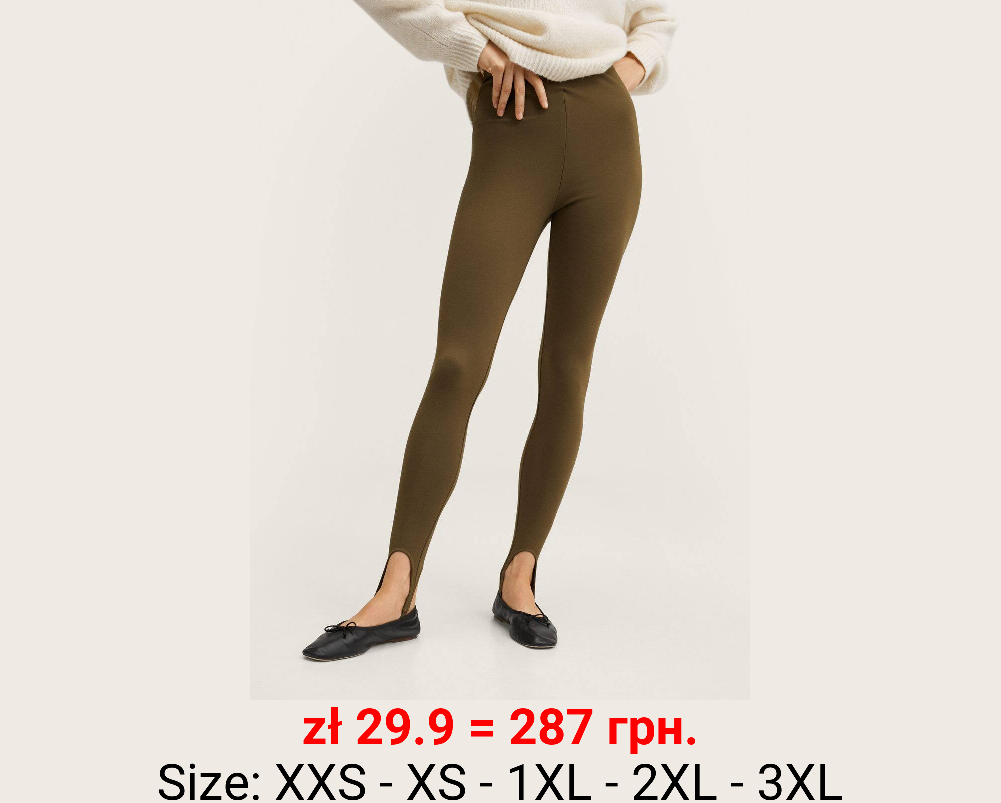 Leggings básicos fuseau 