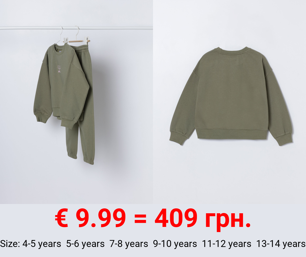 2-piece sweatshirt and trousers set