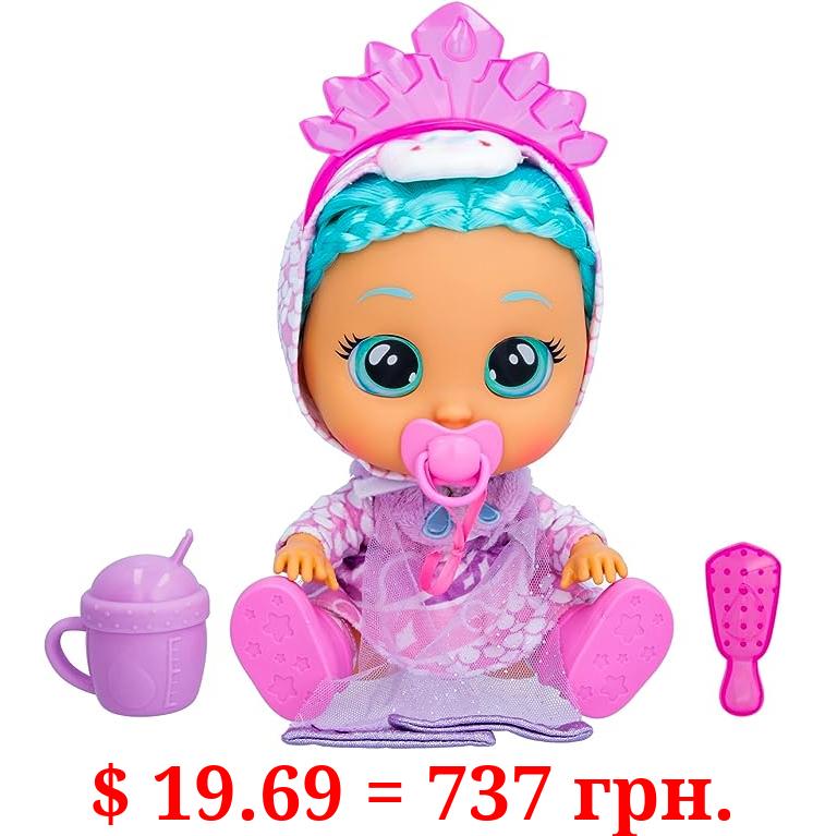 Cry Babies Kiss Me Princess Elodie - 12'' Baby Doll Deluxe Blushing Cheeks Feature Shimmery Changeable Outfit with Bonus Accessories, for only Girls and Kids 18M and up, Multicolor