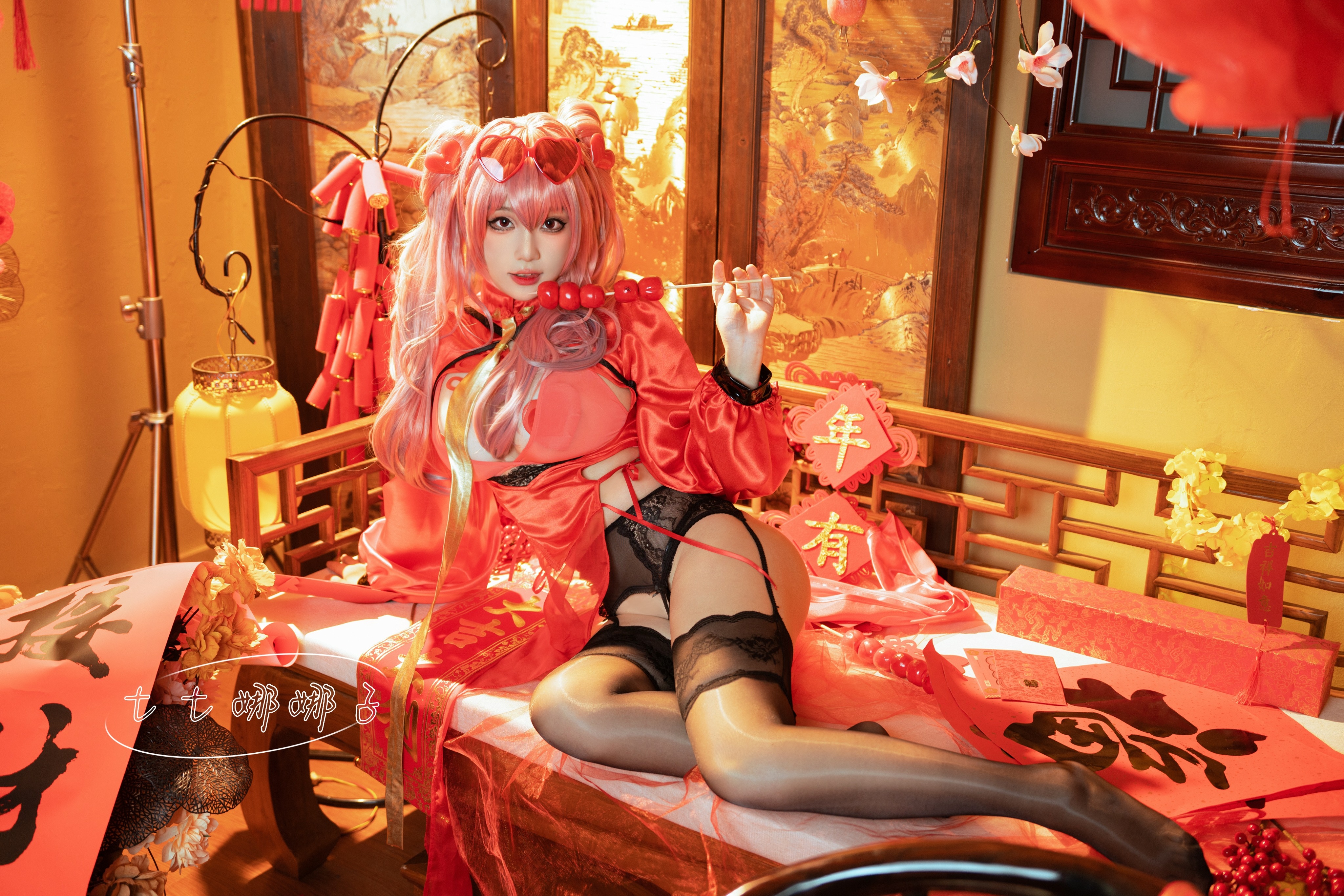 七七娜娜子 布莱默顿新春旗袍 [108P6V-770MB] 35