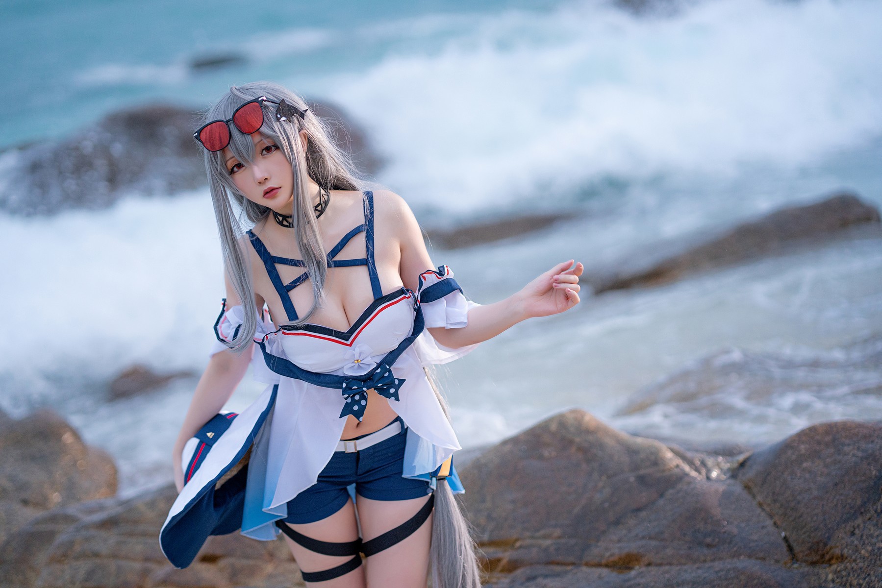 Cosplay 星之迟迟Hoshilily 斯卡蒂 3