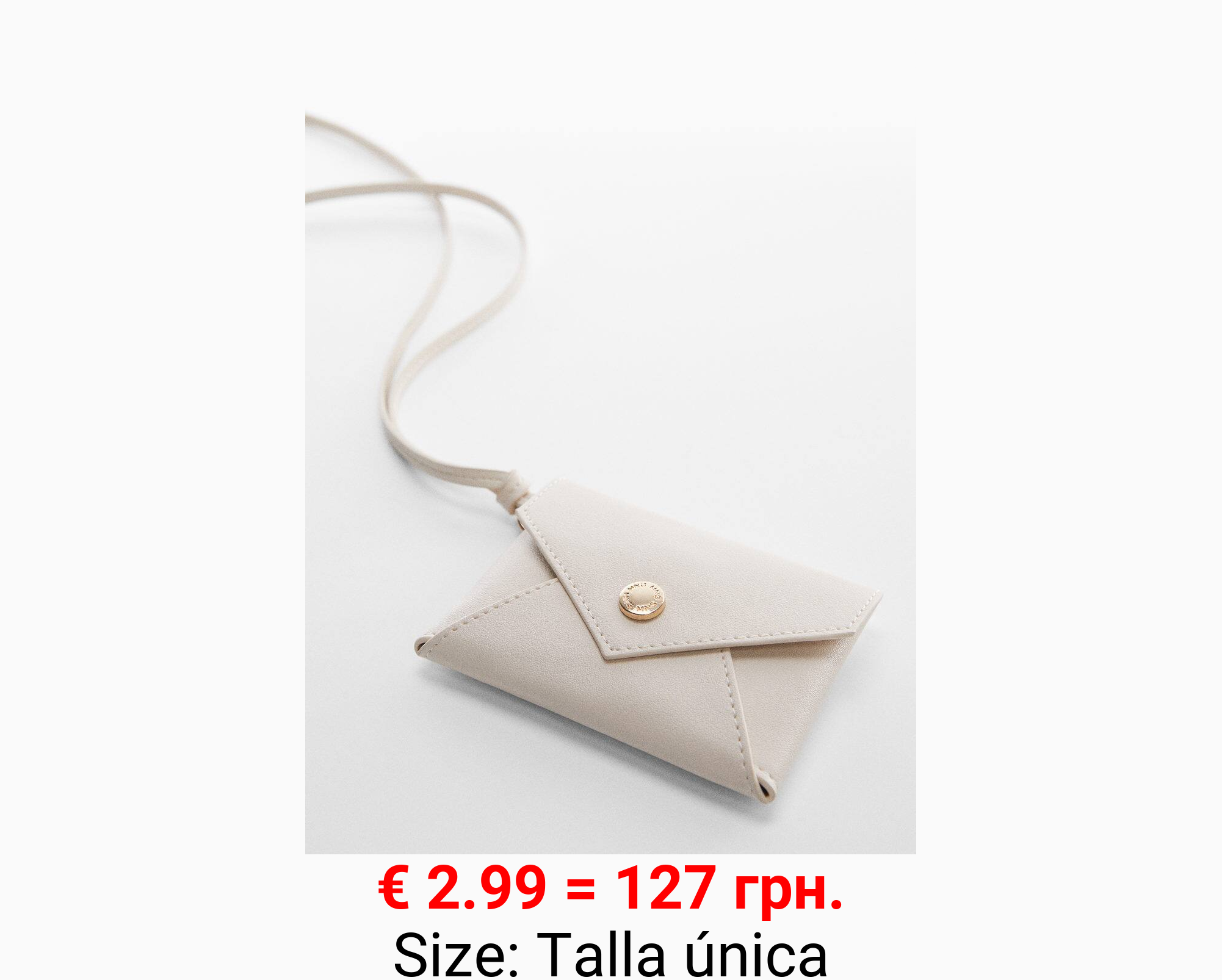 Monedero solapa botón