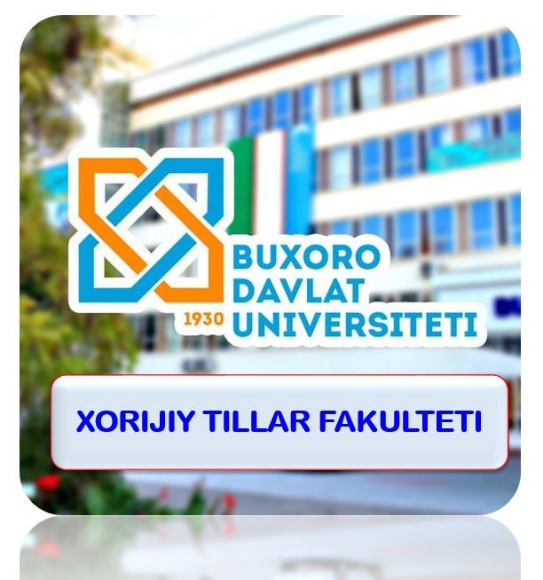 Xorijiy tillar fakulteti 3-bosqich DARS JADVALI 2021-2022 o'quv yili 1 ...