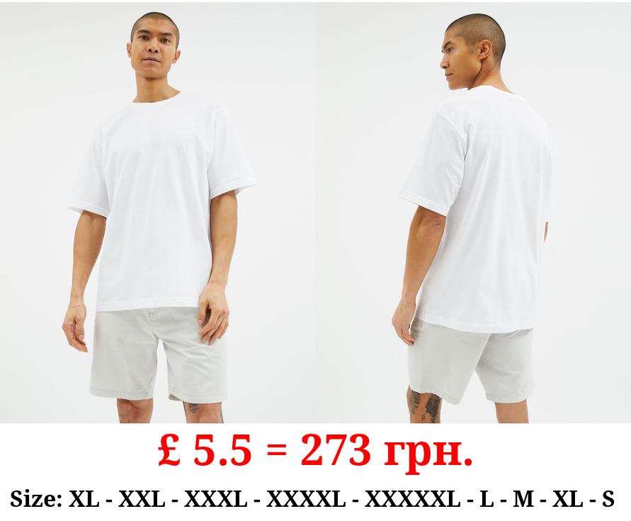 White Plain Oversized T-Shirt
