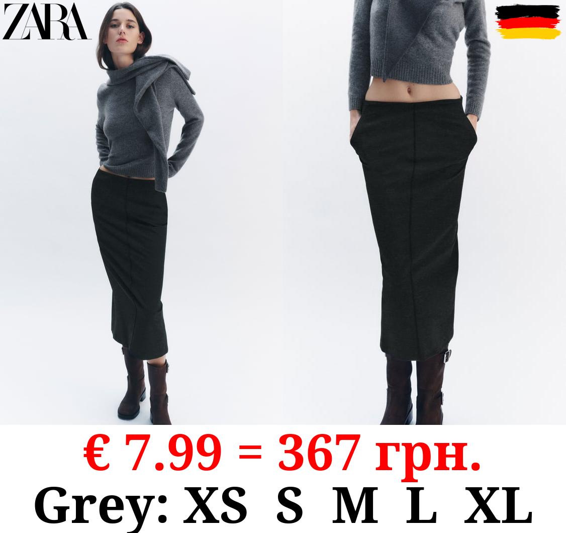 ZW COLLECTION PENCIL SKIRT WITH OPENING