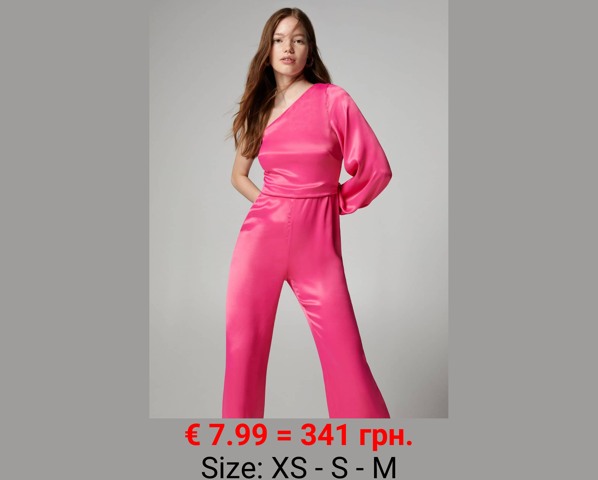 Mono satinado asimétrico 