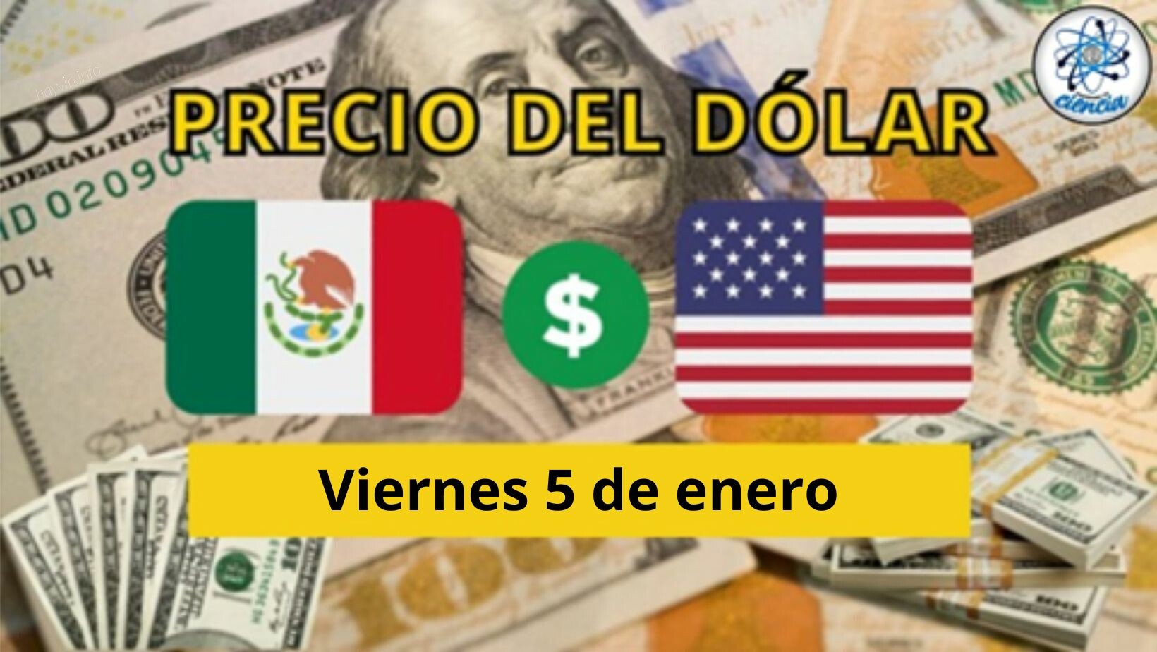 A dollár ára január 5., péntek. Hogyan jelent meg az árfolyam Mexikóban?