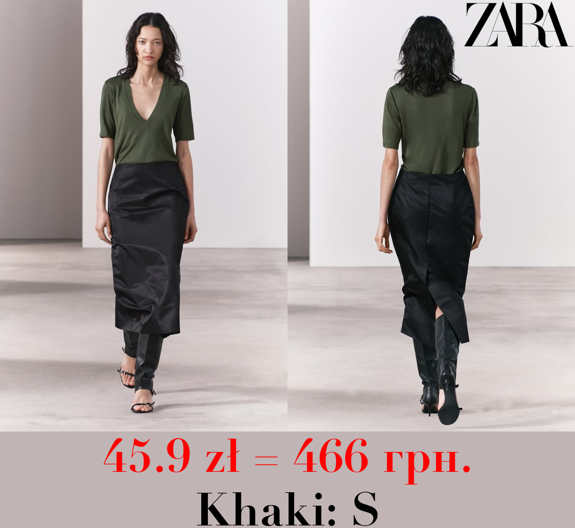 FLOWING V-NECK T-SHIRT