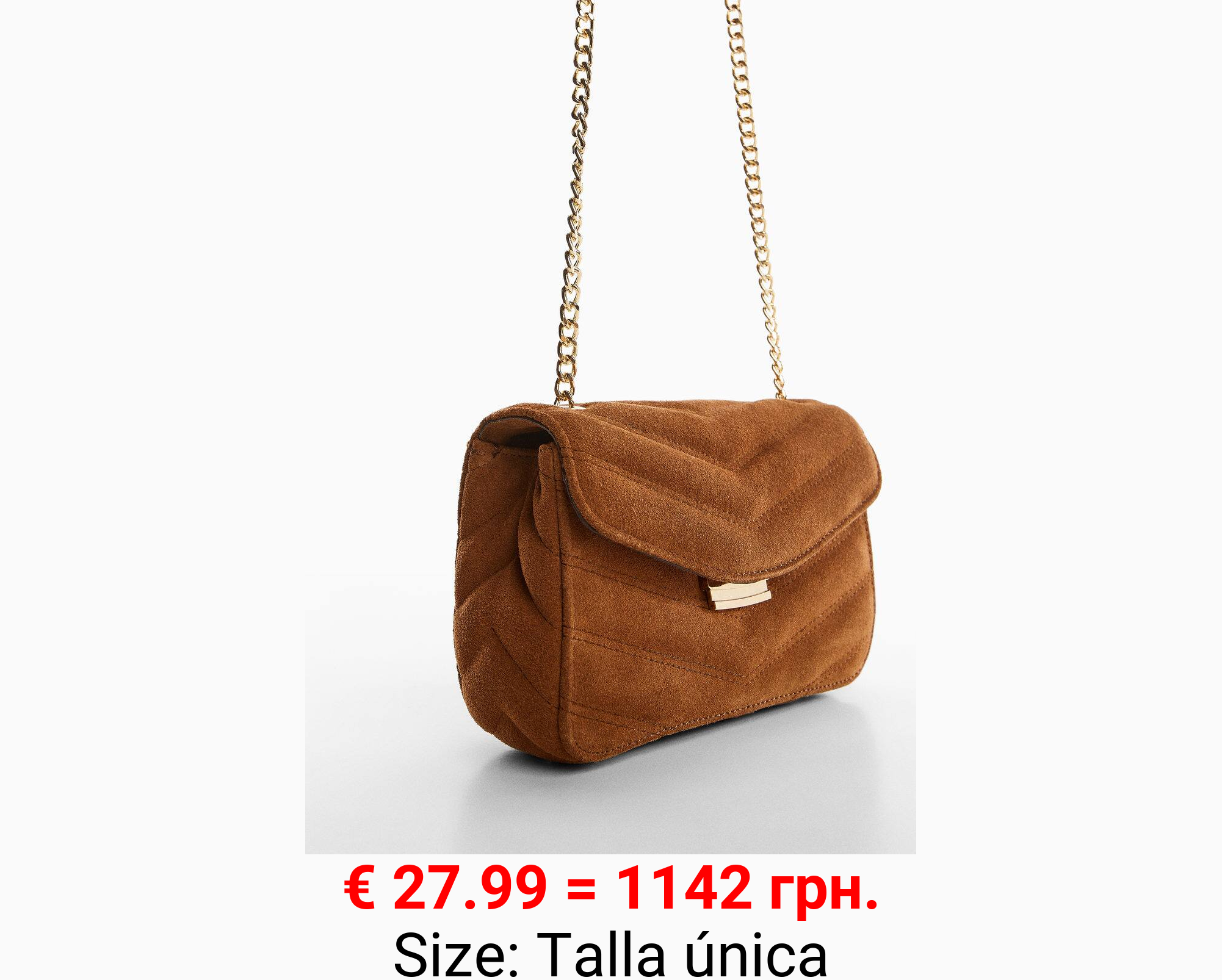Bolso piel acolchado