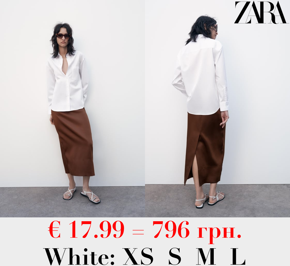 ZW COLLECTION VOLUMINOUS POPLIN SHIRT