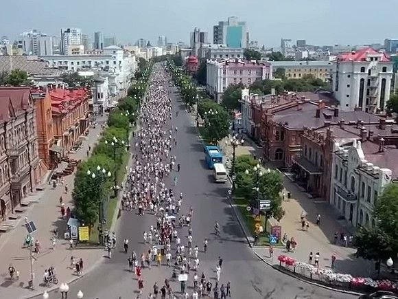 В Хабаровске документируют активистов массовых протестных акций