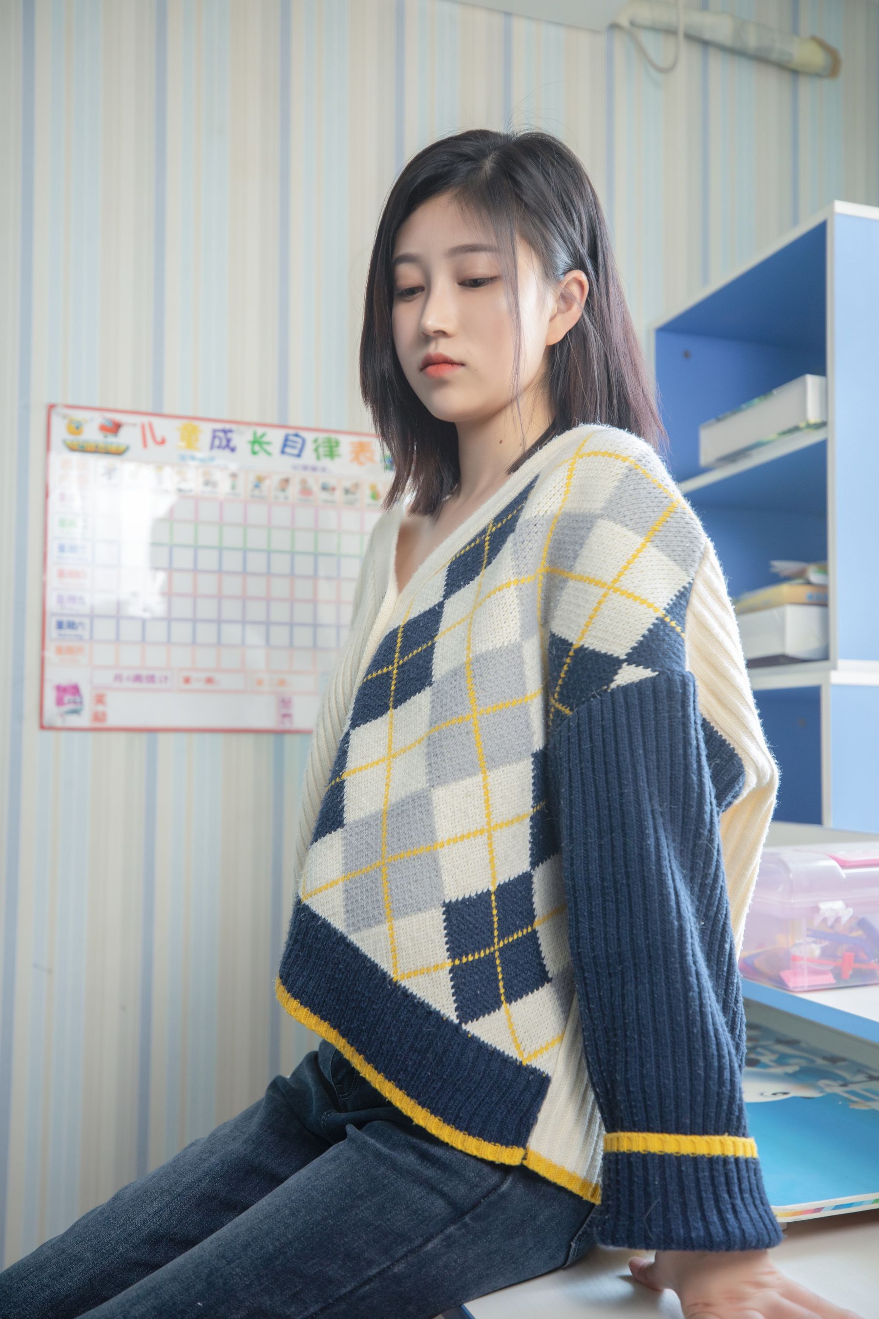 [梦丝女神MSLASS]_子然_毛衣也性感-写真图集共54P 5