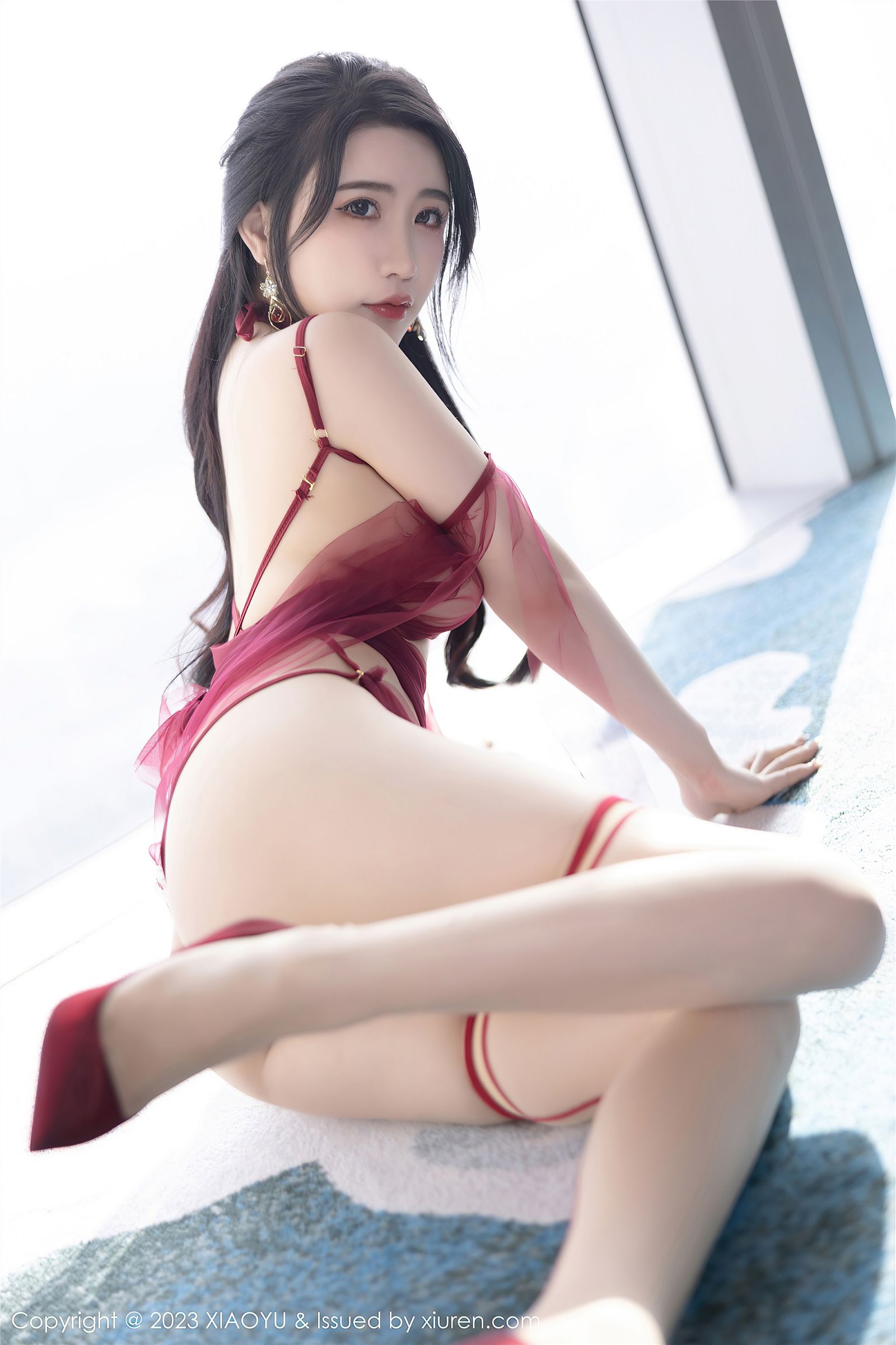 图片[31]-[XIAOYU画语界] 2023.04.19 NO.1010 Cherry樱桃酱 杭州旅拍-六色网