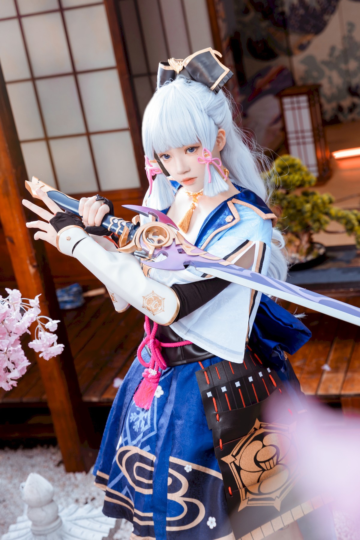 Cosplay 桜桃喵 神里绫华 Ayaka Kamisato 5