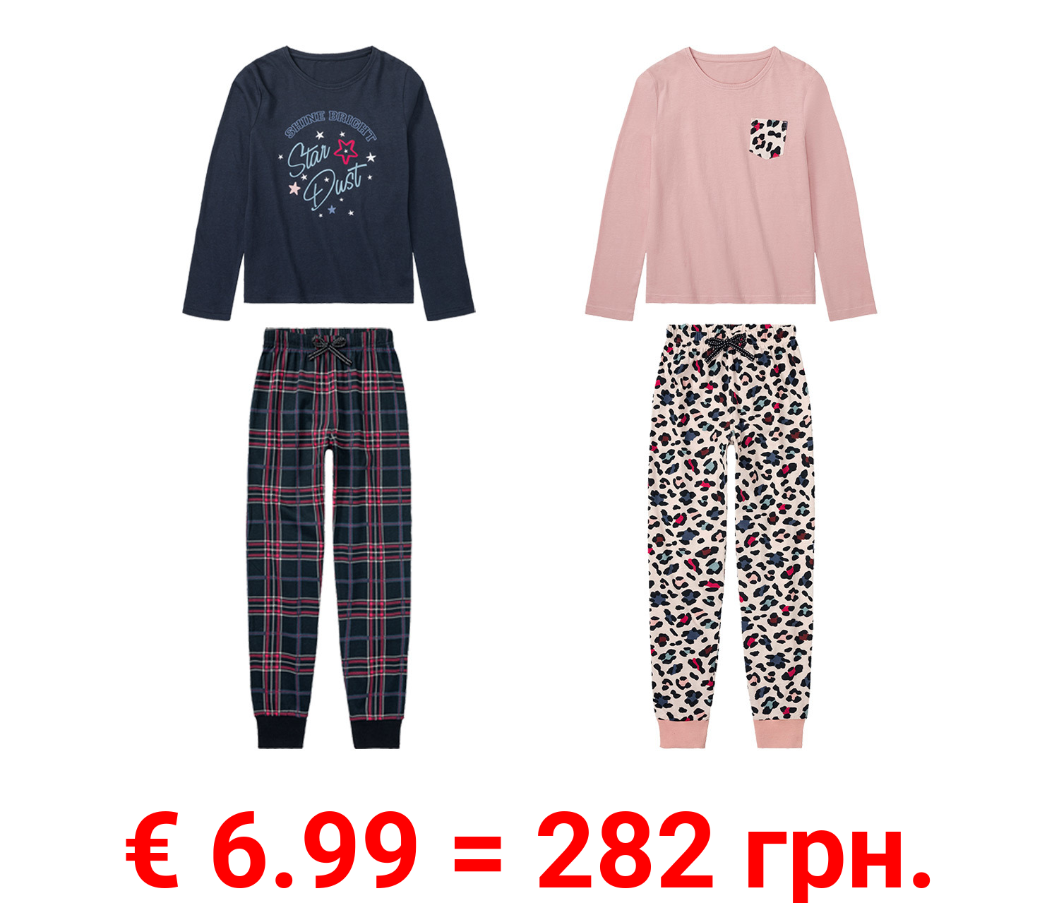 pepperts!® Kinder Pyjama aus reiner Baumwolle
