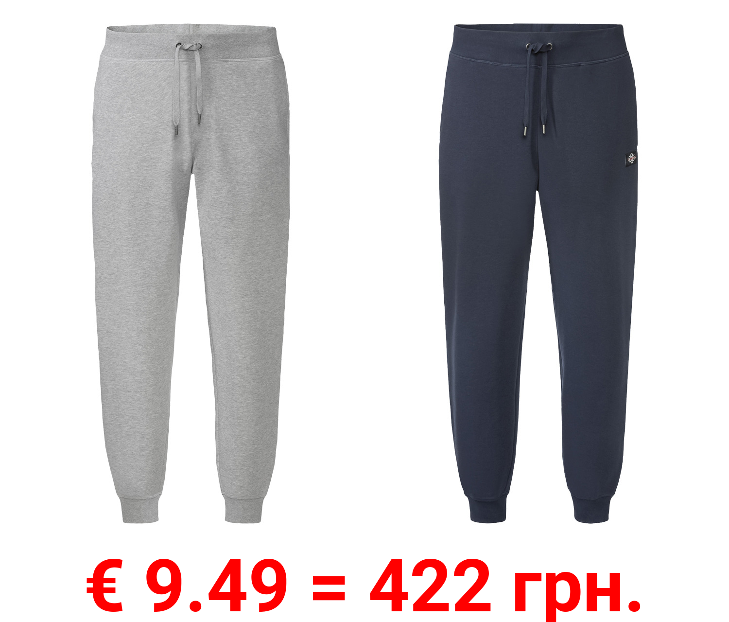 LIVERGY® Herren Sweathose mit Baumwolle