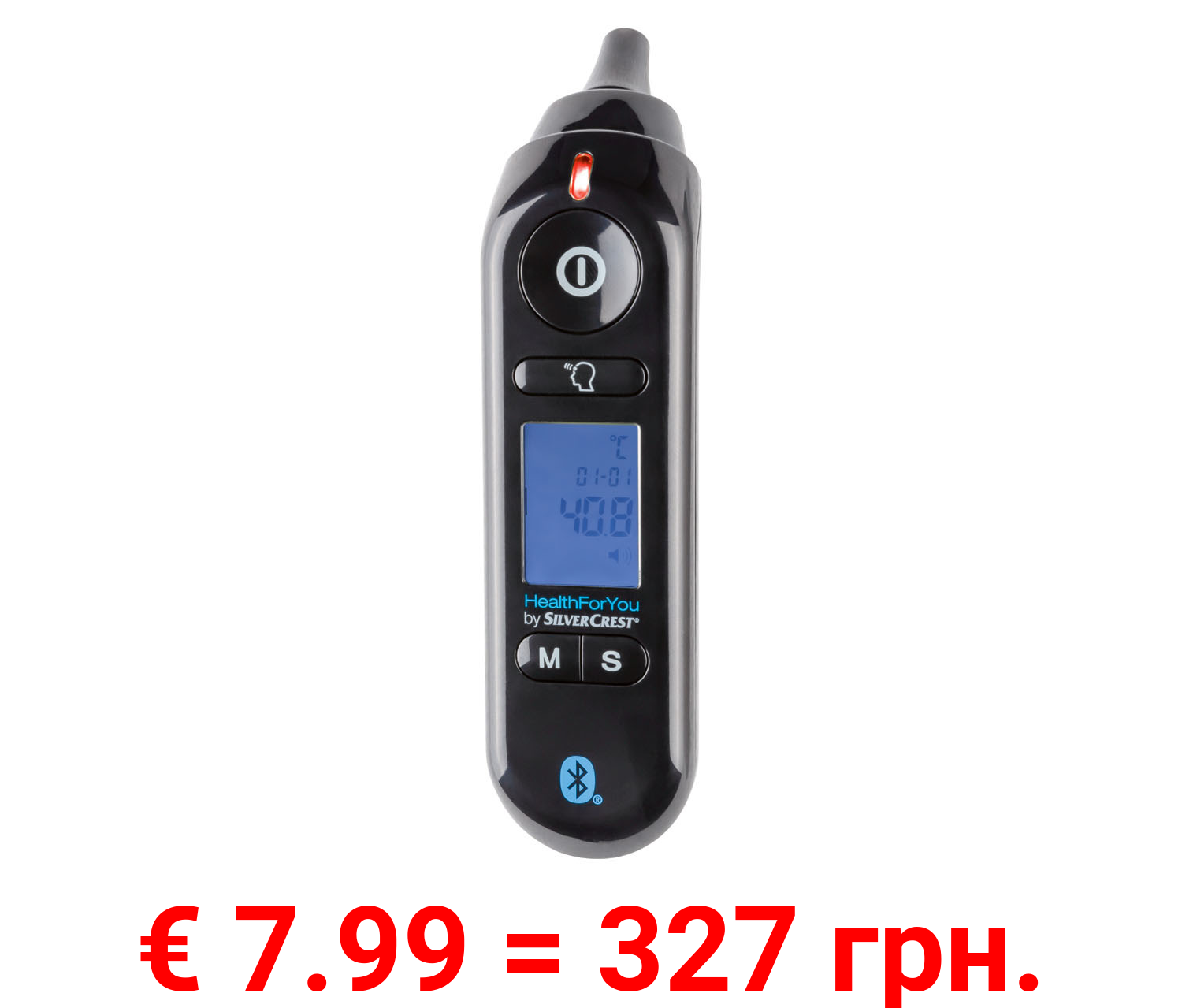 SILVERCREST® PERSONAL CARE Multifunktionsthermometer SFT 81, mit App