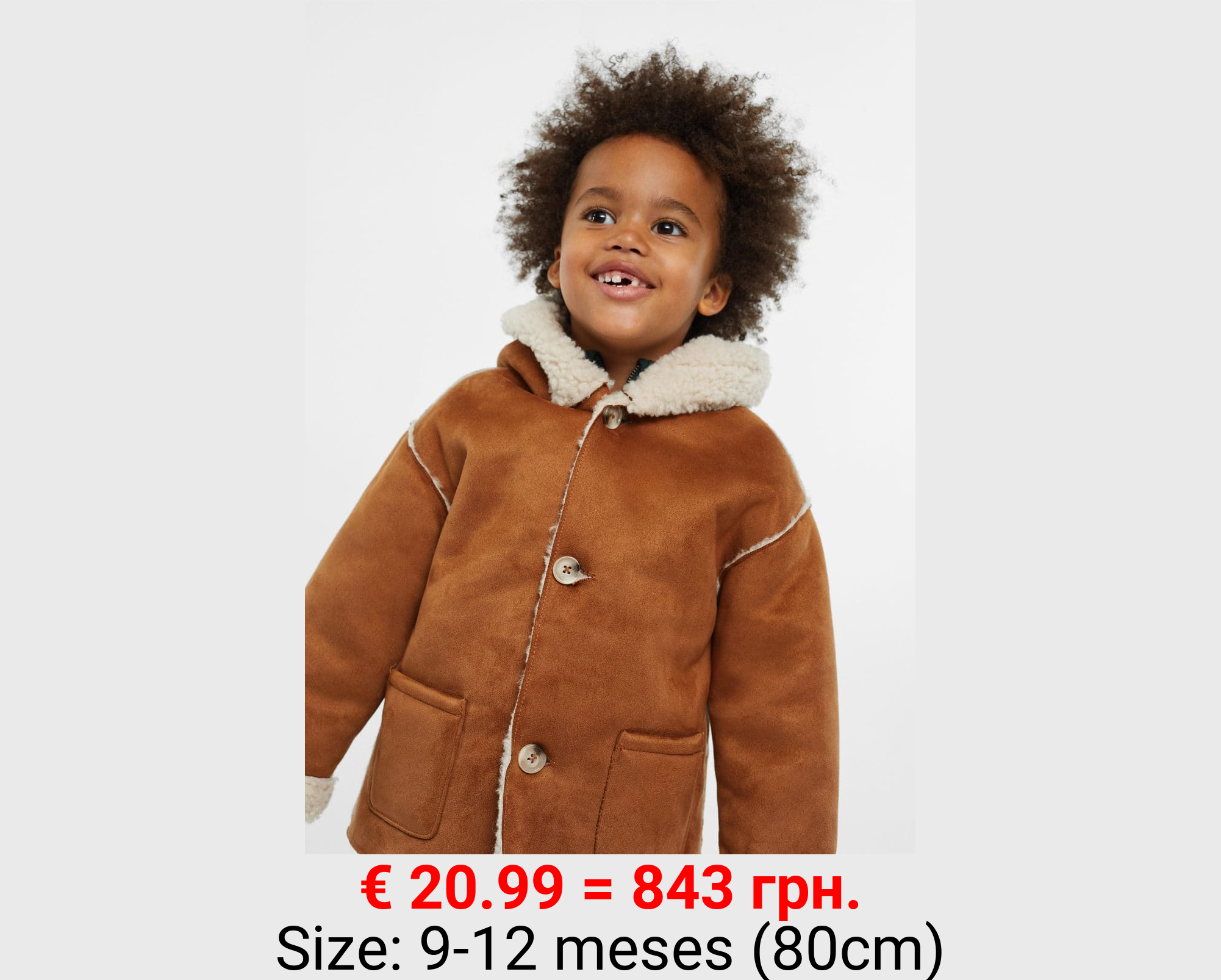 Abrigo antelina borreguito