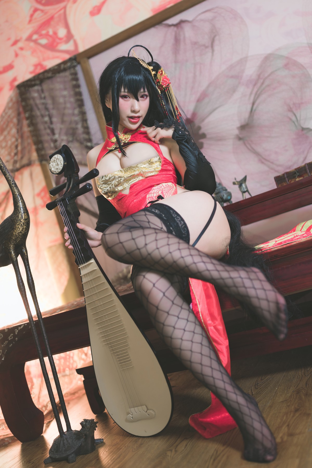Cosplay 柘烟Zuken 大凤旗袍 24