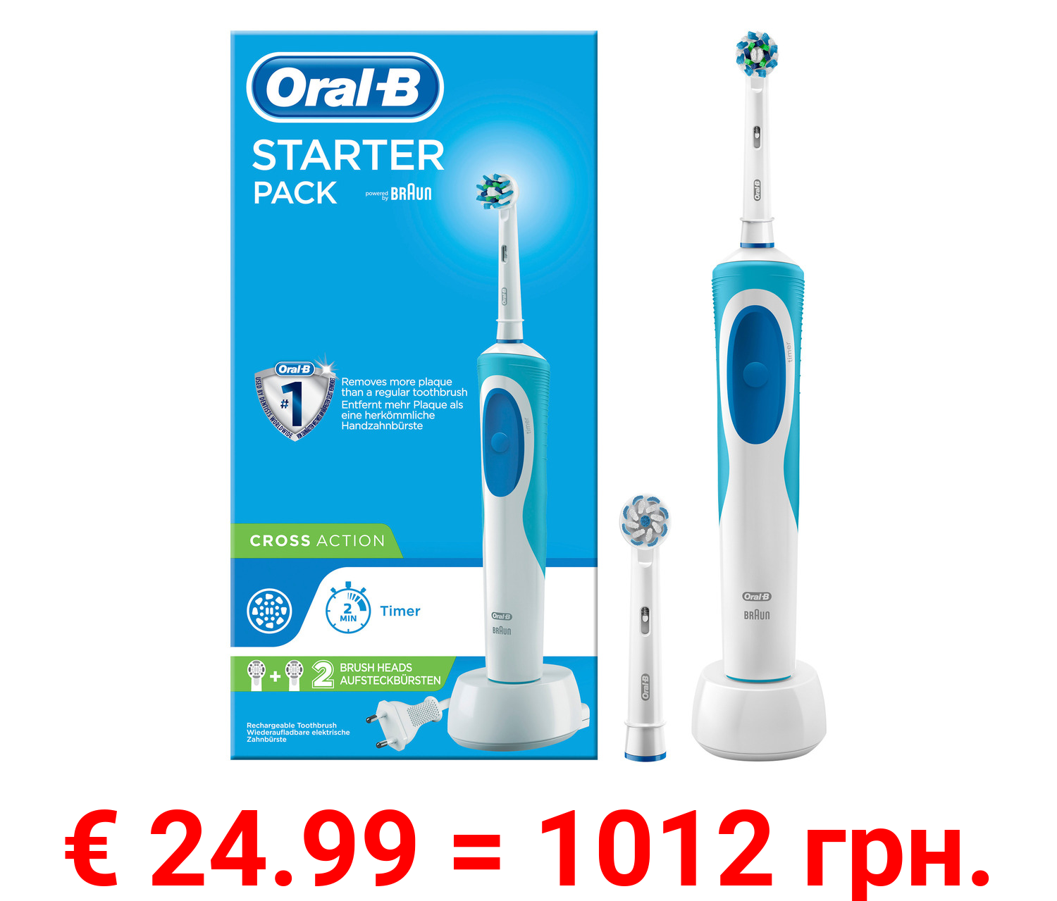 Oral-B Starter Pack Elektrische Zahnbürste