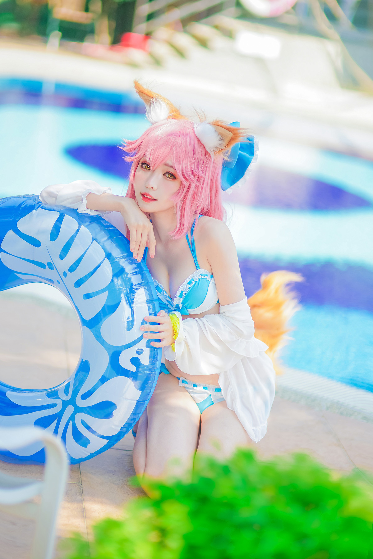 Cosplay ElyEE子 玉藻前泳池 9