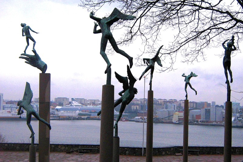 Стойки миллес отзывы. Стокгольм парк скульптур Миллеса. Сад Миллеса в Стокгольме.