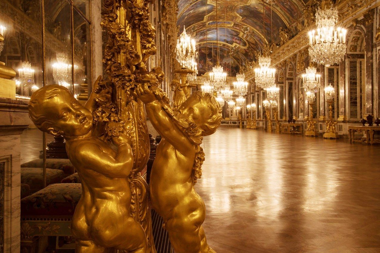 Версальский дворец зеркальный зал