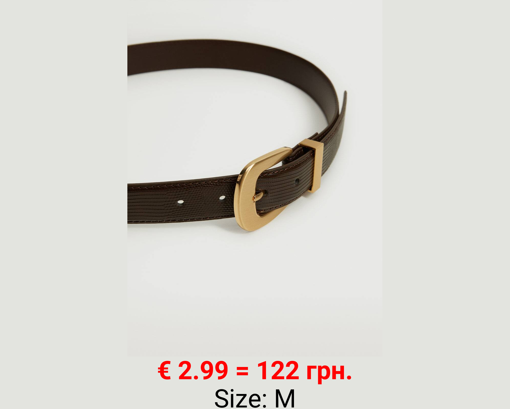 Cinturón efecto cocodrilo