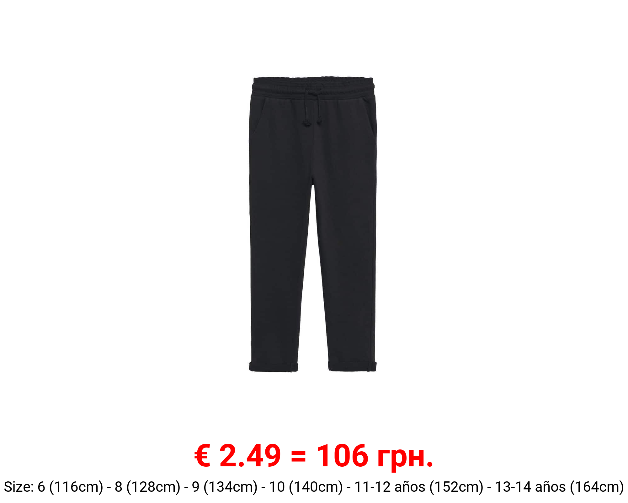 Pantalón jogger algodón