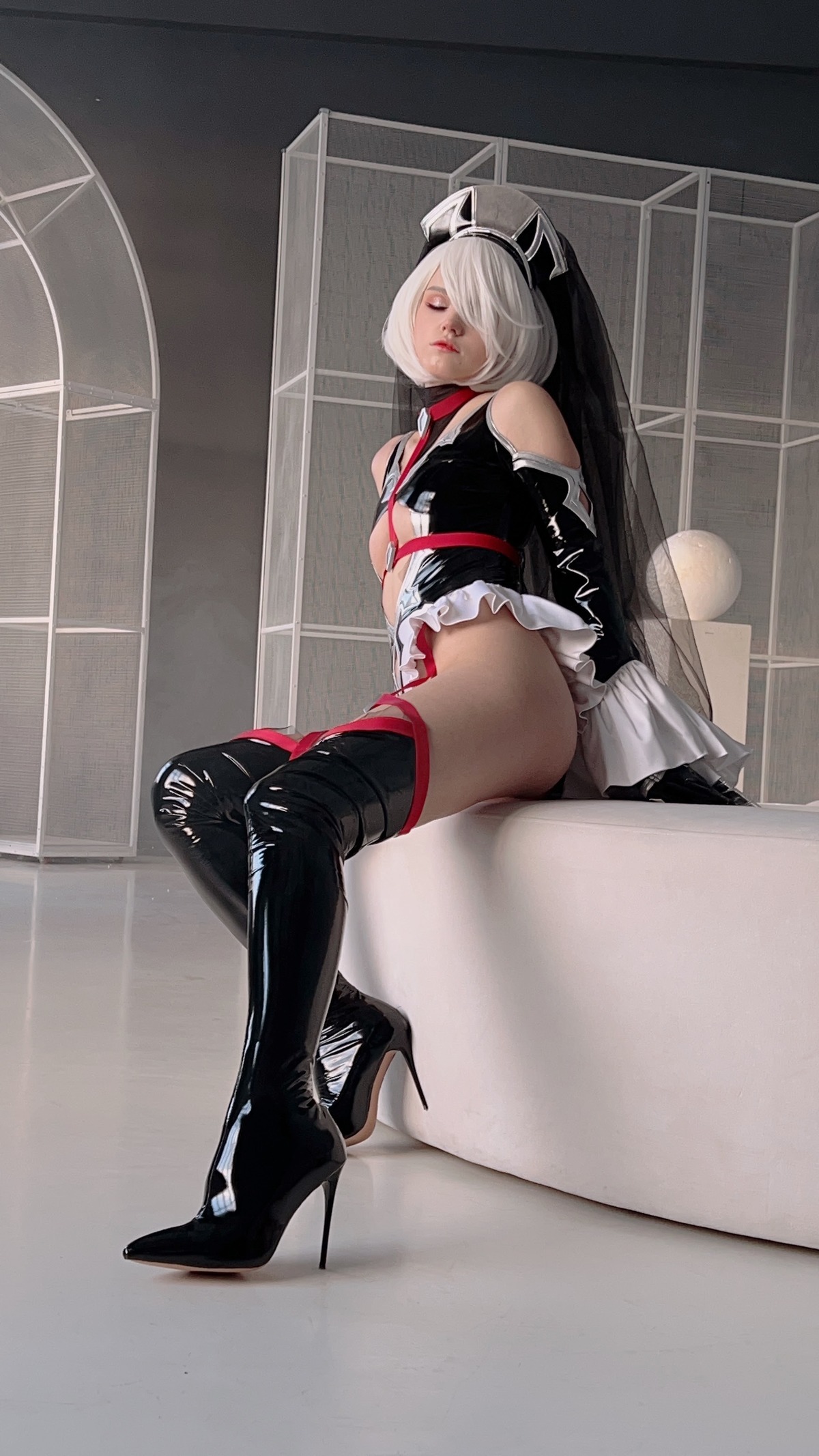 Shirogane Cosplay 2B ヨルハ２号Ｂ型 Bride Ver. 34