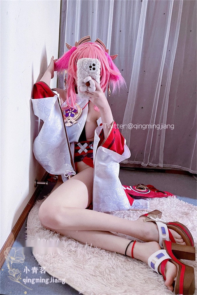 小青茗 八重神子 COS 40