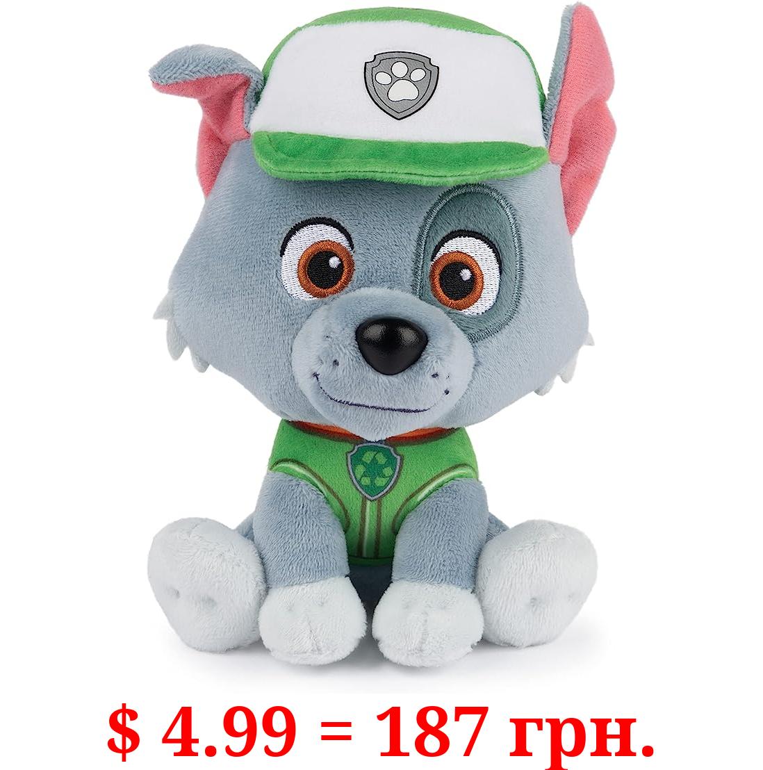 GUND Official PAW Patrol Rocky in Signature Recycling Uniform Plush Toy, Stuffed Animal for Ages 1 and Up, 6"