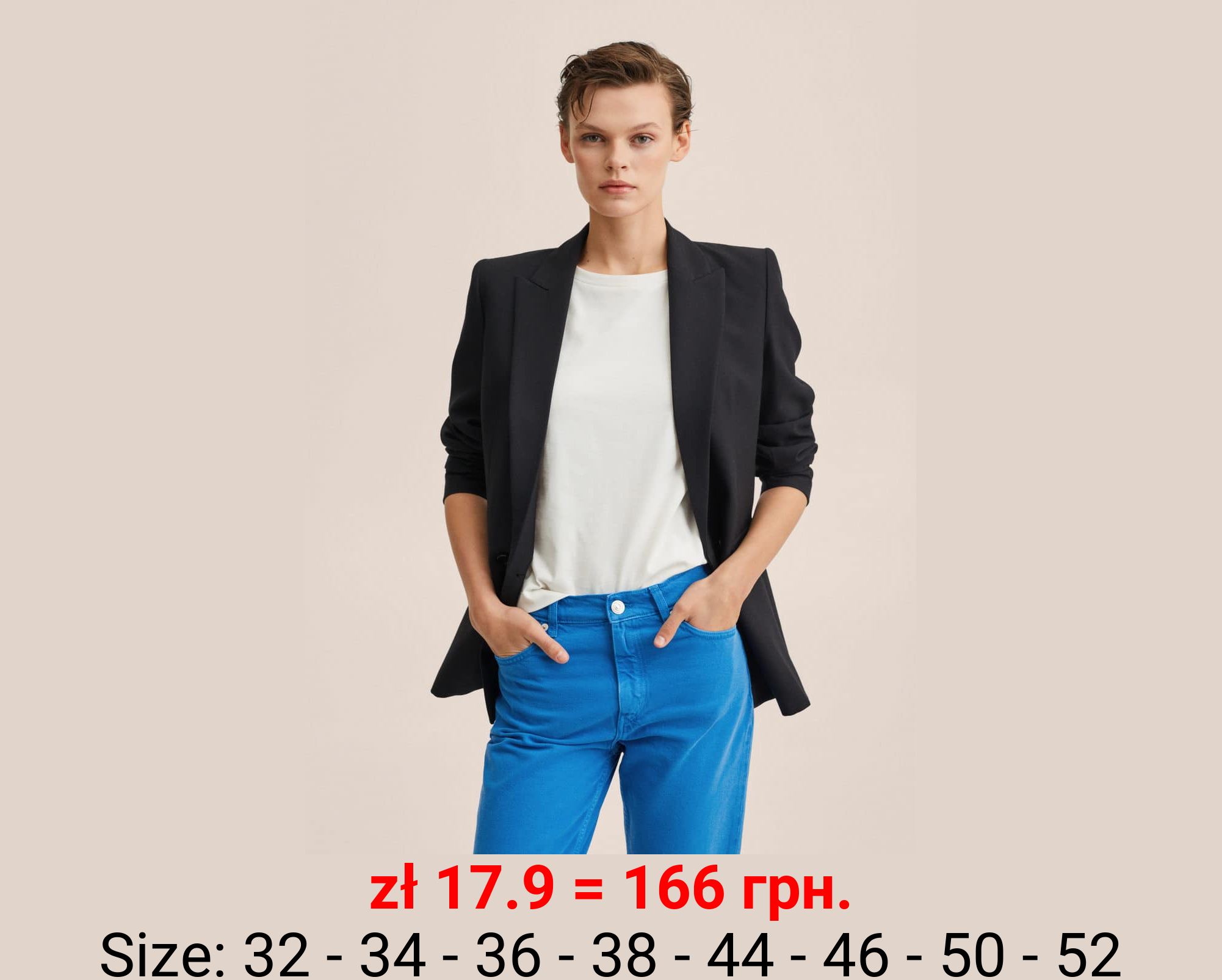 Vaqueros mom tiro alto