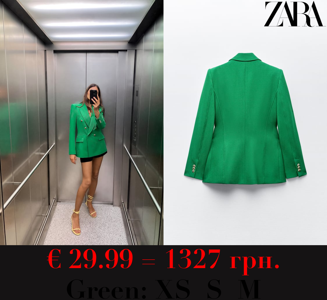 TAILORED DOUBLE-BREASTED BLAZER