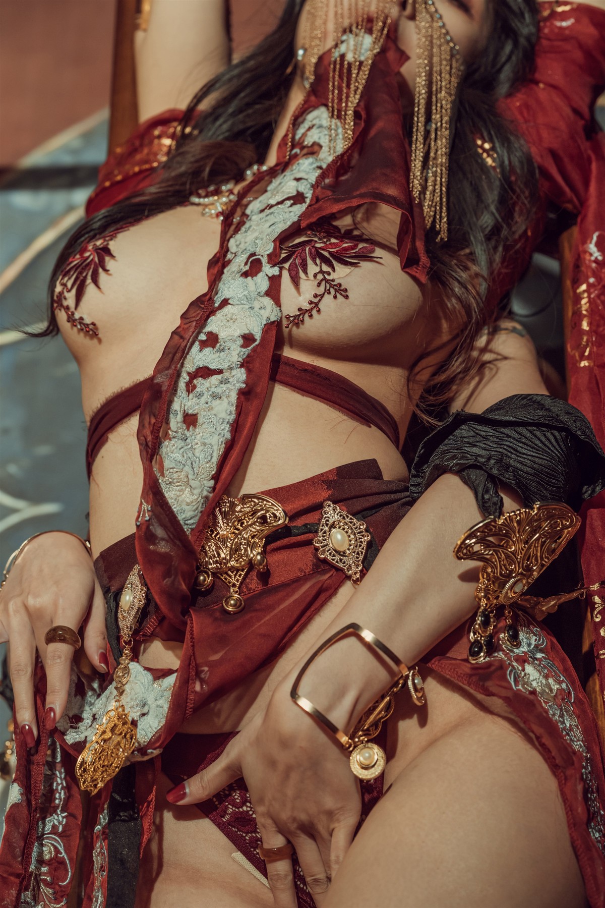 Cosplay 云溪溪 奶桃桃 双人古风 40