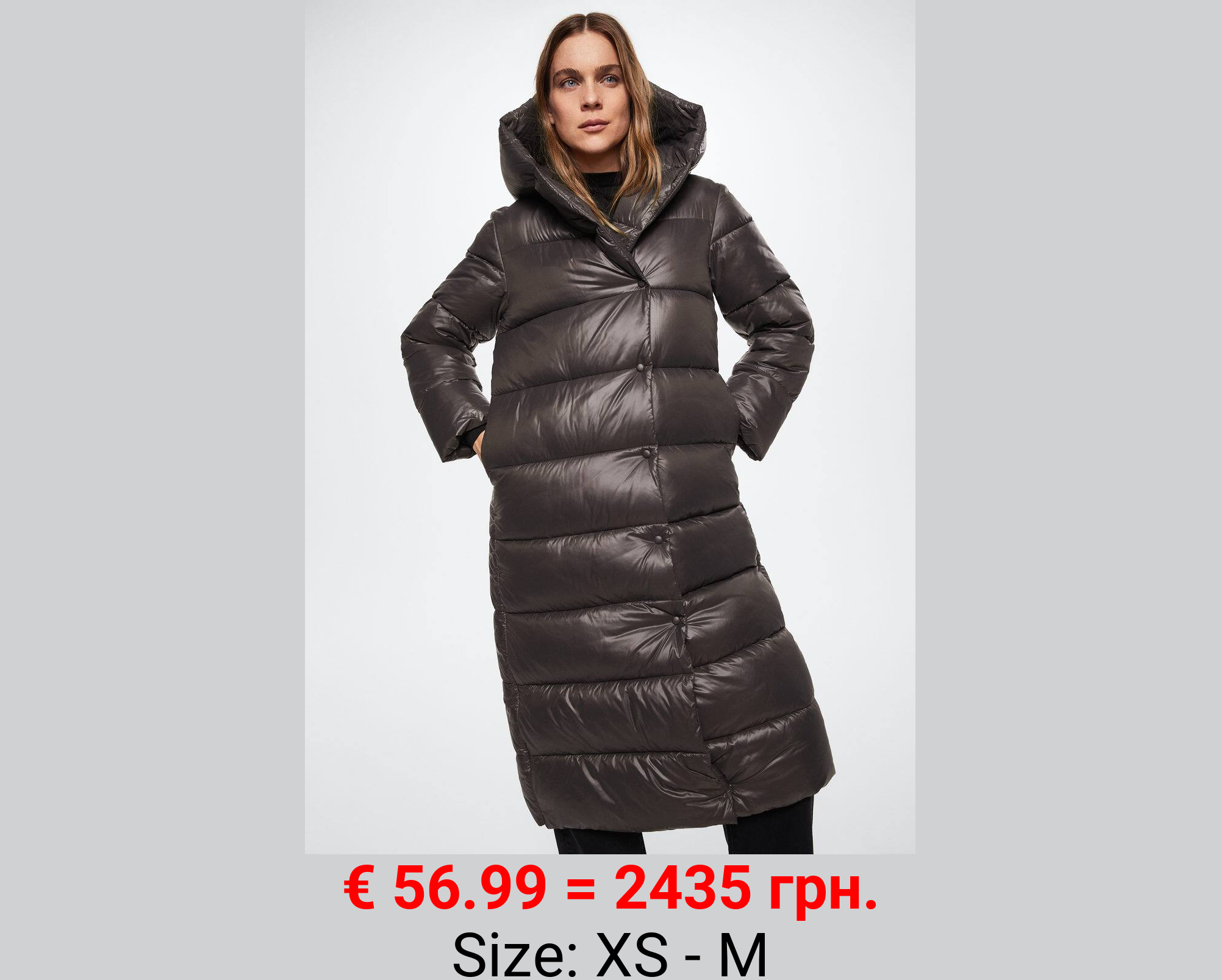 Anorak acolchado cruzado