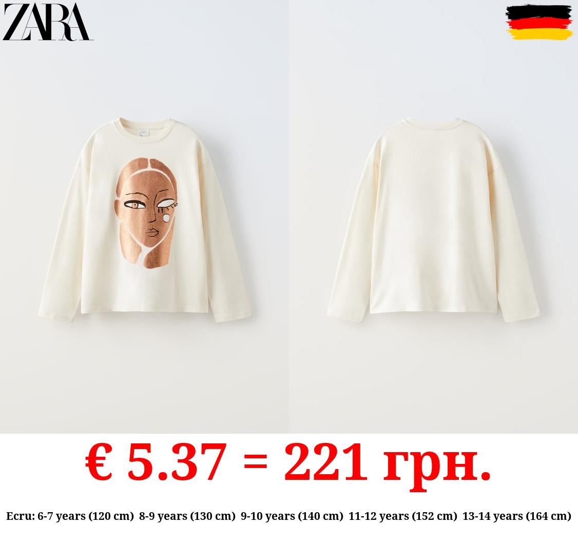 RHINESTONE FACE T-SHIRT