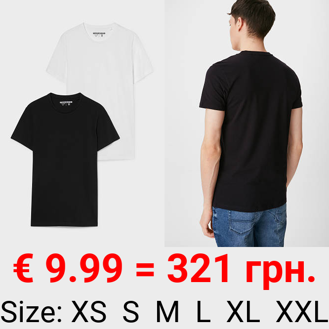 CLOCKHOUSE - Multipack 2er - T-Shirt - Bio-Baumwolle