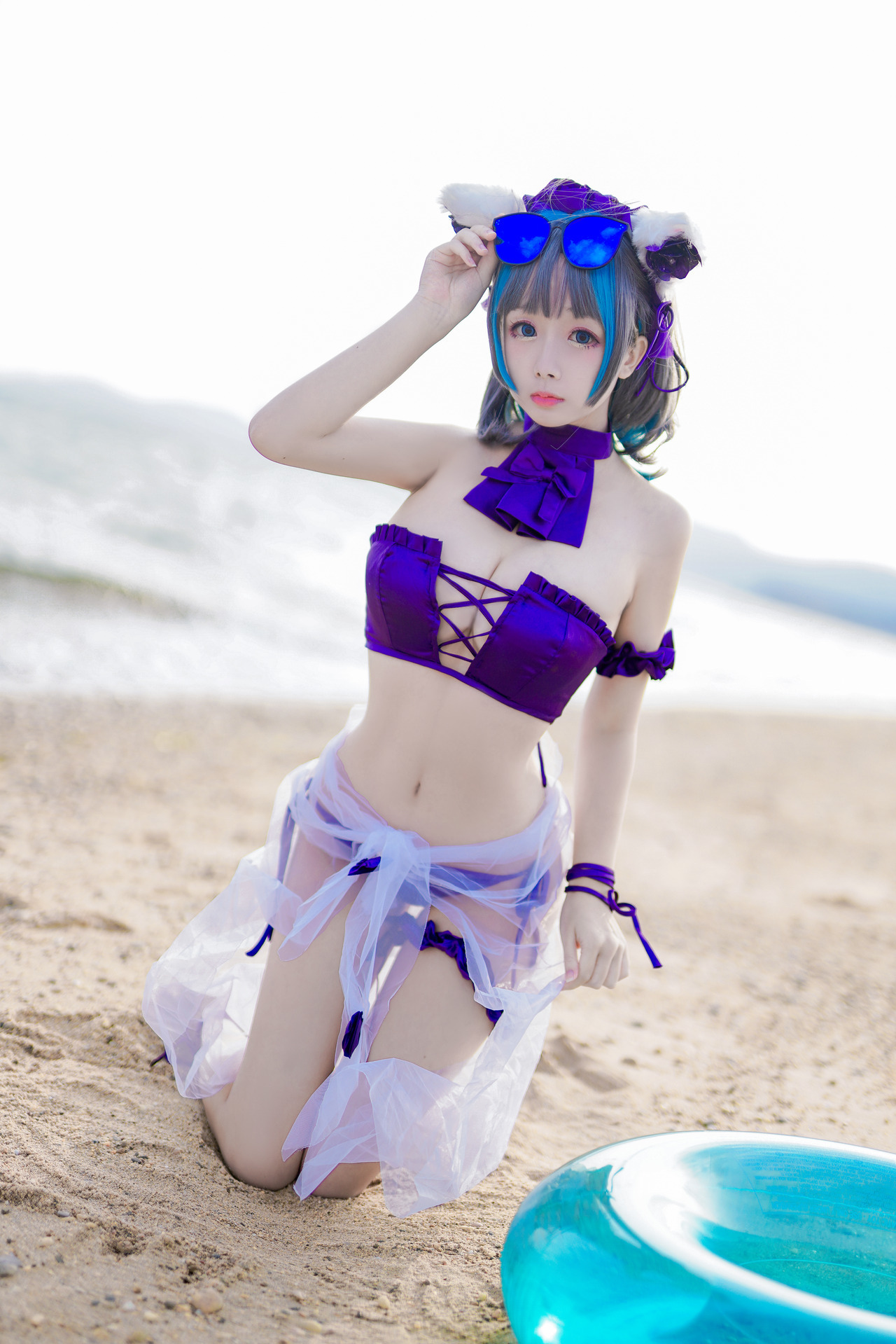 [日奈娇] 柴郡泳装 Cheshire Azur Lane 7