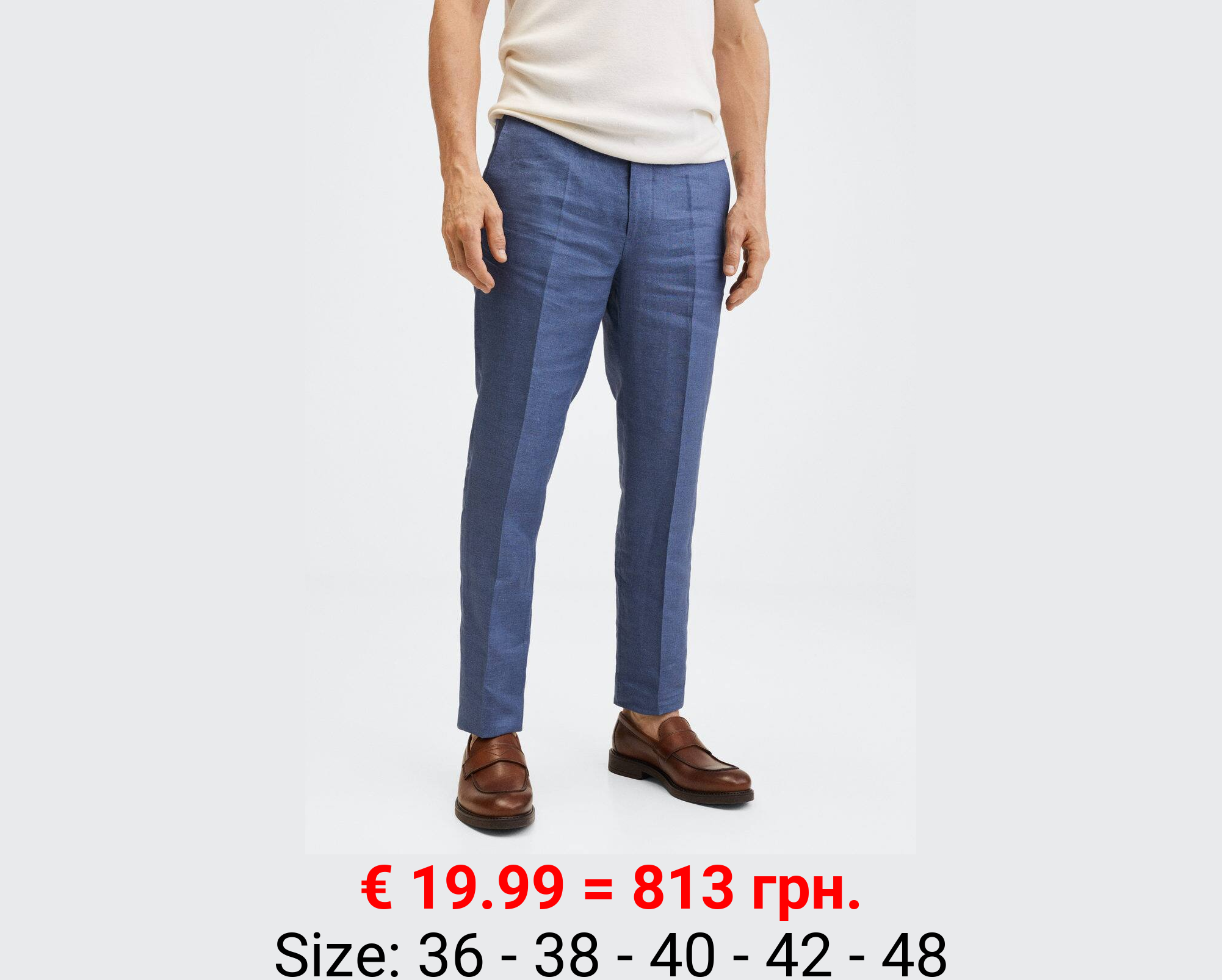 Pantalón traje lino