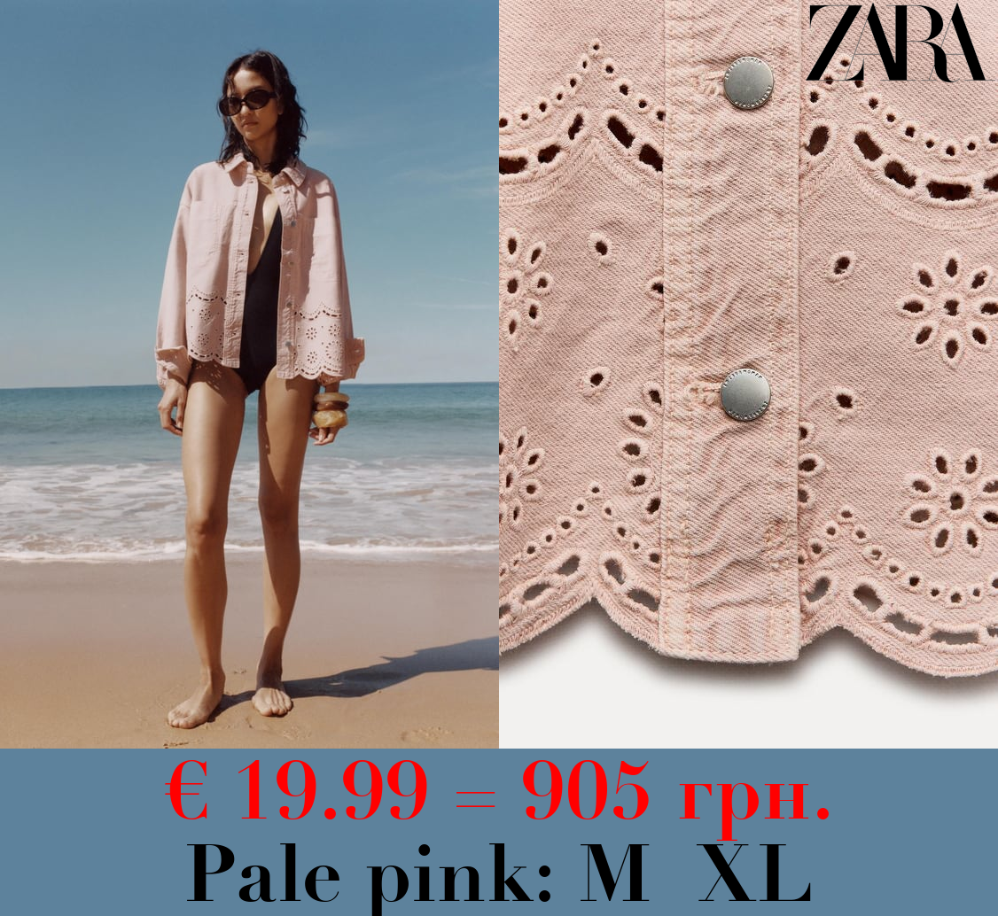 ZW COLLECTION EMBROIDERED OVERSHIRT