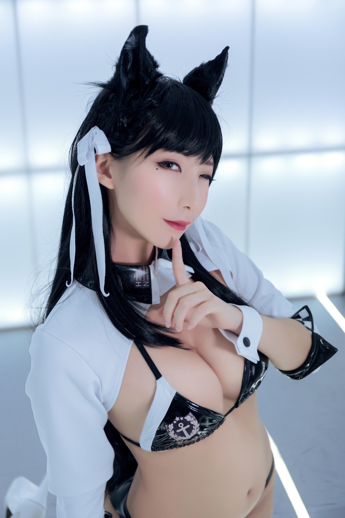 索索 Cosplay 愛宕 Atago Racing Queen Ver. 21