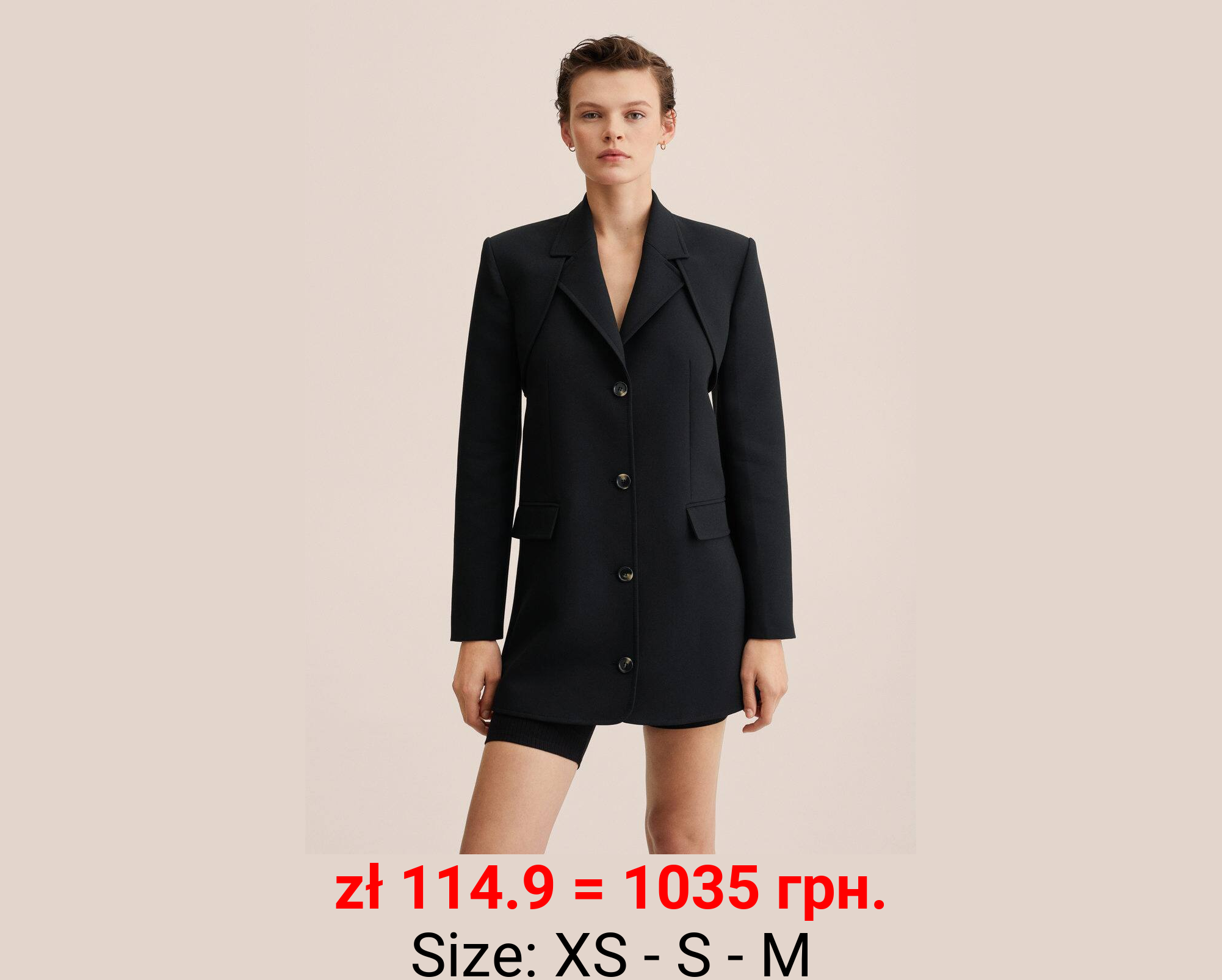 Vestido americana desmontable