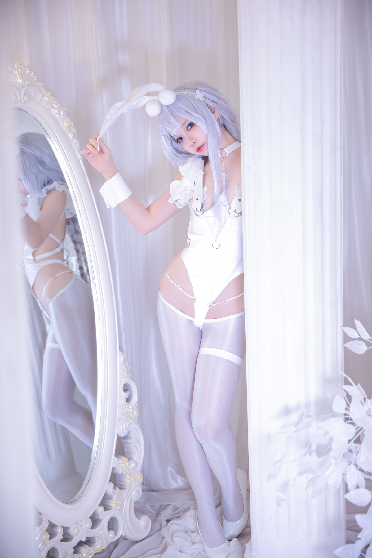 G44不会受伤 Cosplay 碧蓝航线 恶毒皮肤 懒懒的白兔 16
