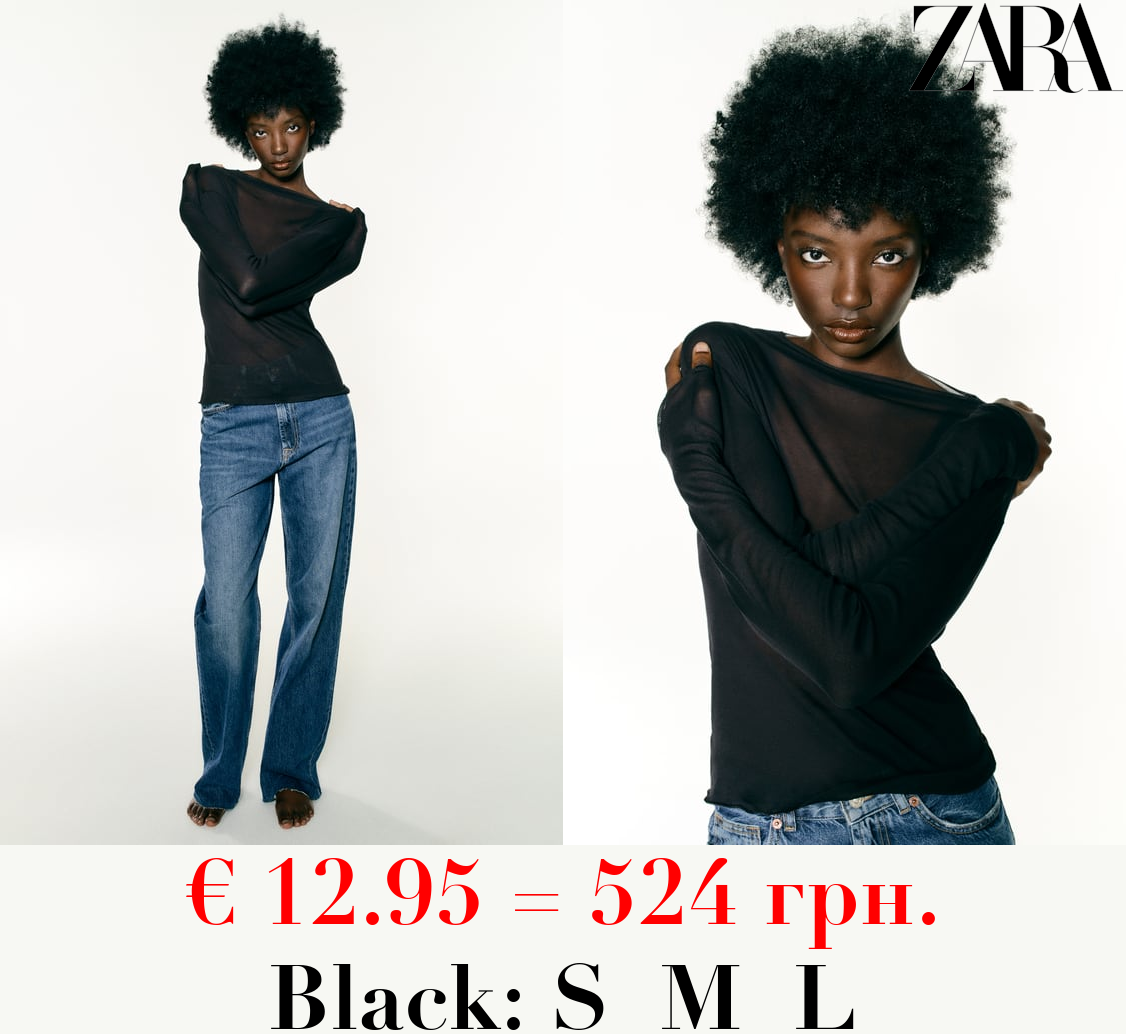 CREPE COTTON T-SHIRT