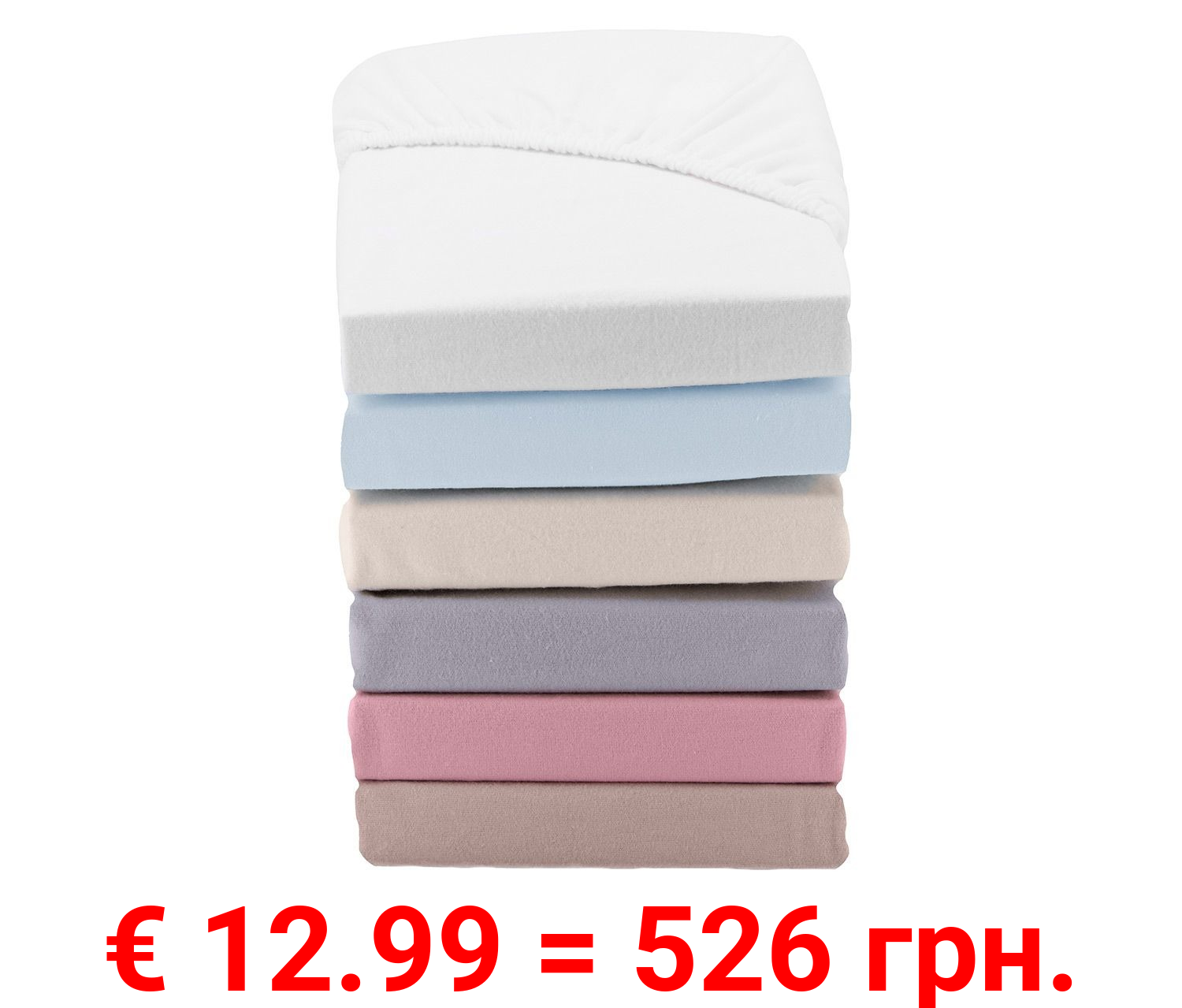 Setex Biber Spannbettlaken, aus Bio-Baumwolle